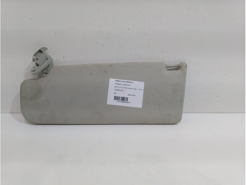 Recambio de parasol derecho para seat altea xl (5p5) stylance / style referencia OEM IAM   