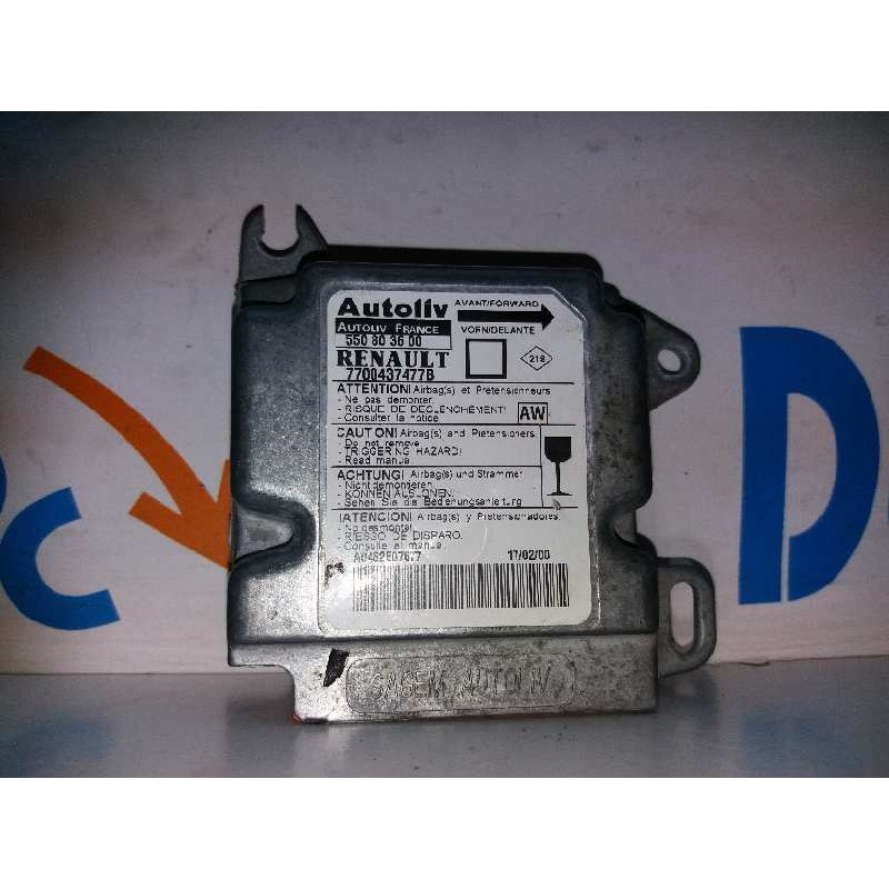 Recambio de centralita airbag para renault megane i fase 2 berlina (ba0) 1.6 16 v rt (ba04) referencia OEM IAM 550803600 7700437