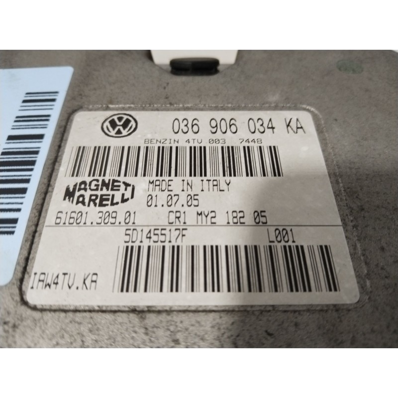 CENTRALITA MOTOR UCE 036906034KA  - imagen 4