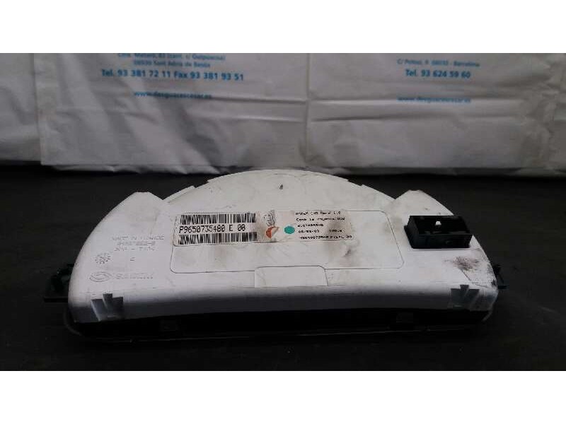 Recambio de cuadro instrumentos para citroën c3 1.4 hdi sx plus referencia OEM IAM 9650735480  