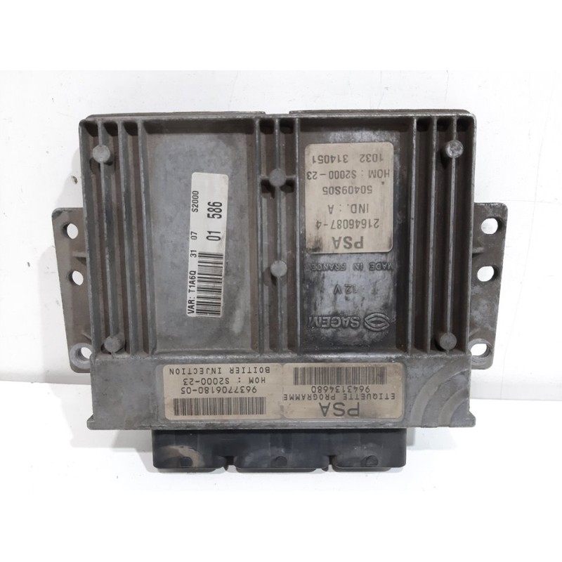 CENTRALITA MOTOR UCE 9643134680  - imagen 3