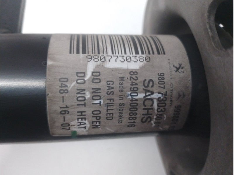 Recambio de amortiguador delantero izquierdo para peugeot 5008 active referencia OEM IAM 9807734180 99980Y03 