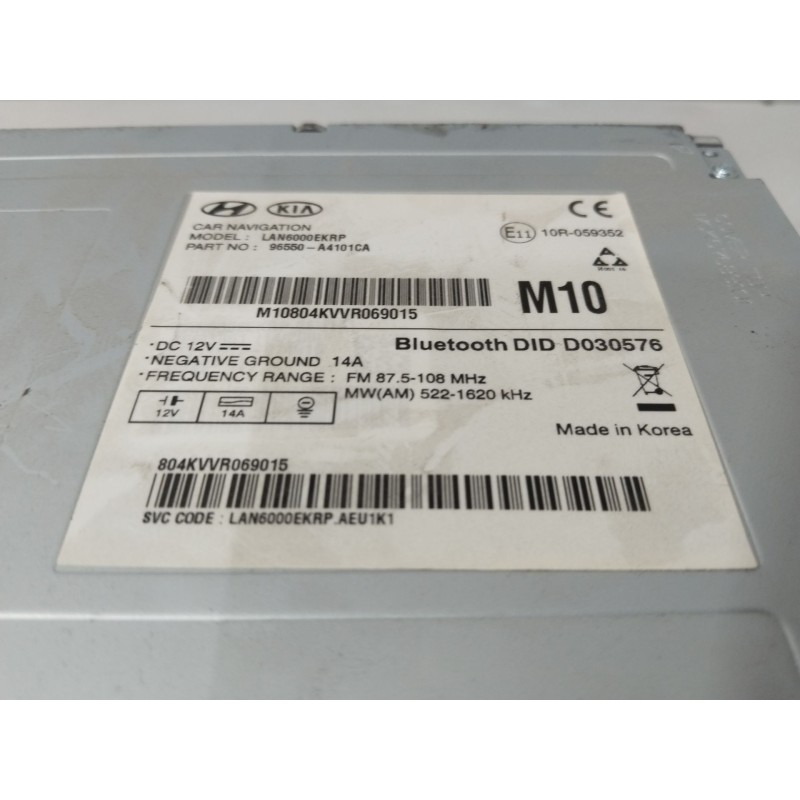 SISTEMA AUDIO / RADIO CD 96550A4101CA  - imagen 3