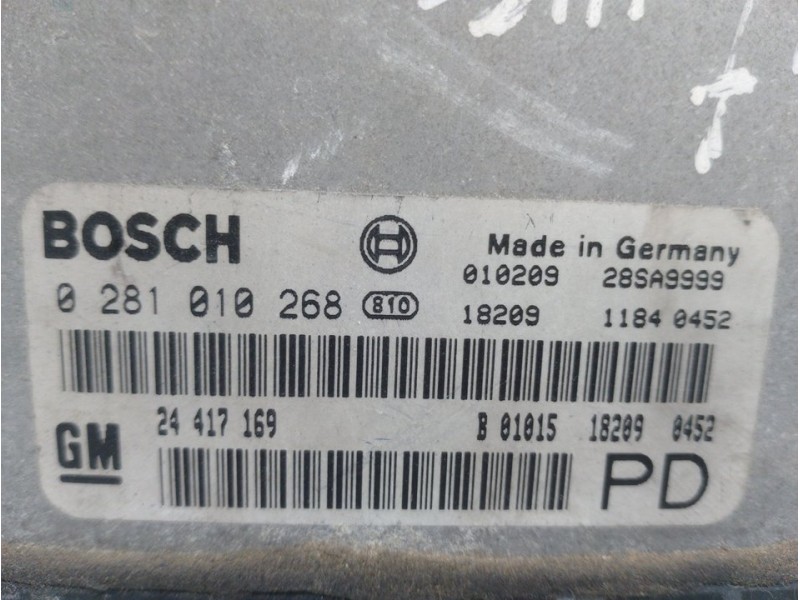 Recambio de centralita motor uce para opel zafira a elegance referencia OEM IAM   