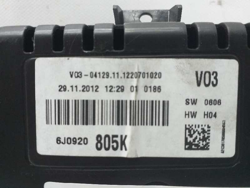 Recambio de cuadro instrumentos para seat ibiza st (6j8) style referencia OEM IAM 6J0920805K  