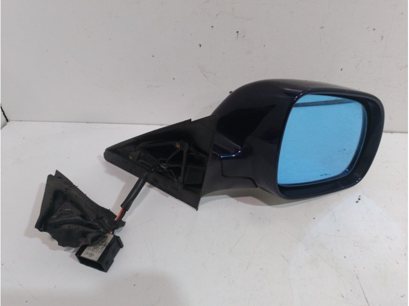 Recambio de retrovisor derecho para audi a4 berlina (b5) 1.9 tdi referencia OEM IAM  AZUL ELÉCTRICO