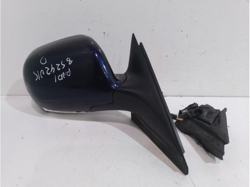 Recambio de retrovisor derecho para audi a4 berlina (b5) 1.9 tdi referencia OEM IAM  AZUL ELÉCTRICO