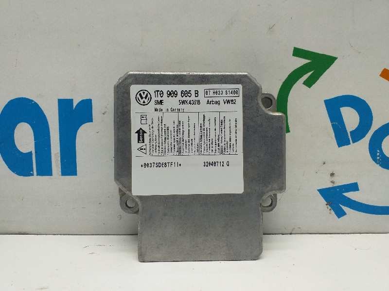 Recambio de centralita airbag para volkswagen touran (1t1) highline referencia OEM IAM 5WK43518 1T0909605B 