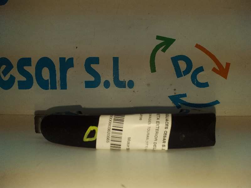 Recambio de maneta exterior delantera izquierda para volkswagen touran (1t1) highline referencia OEM IAM  NEGRA 