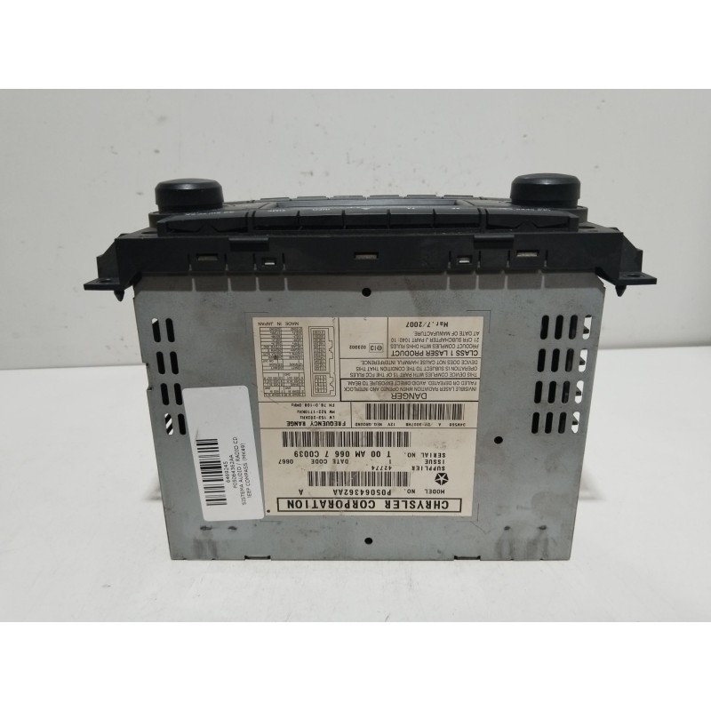 SISTEMA AUDIO / RADIO CD P05064362AA  - imagen 3