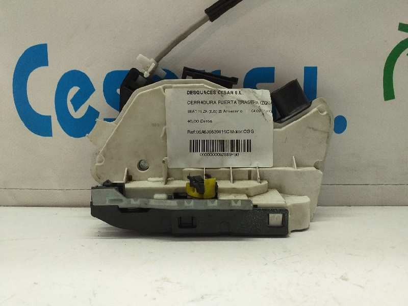 Recambio de cerradura puerta trasera izquierda para seat ibiza (6j5) 25 aniversario referencia OEM IAM 05A6J0839015C  