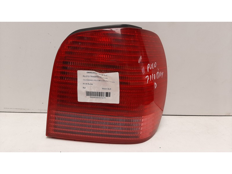 Recambio de piloto trasero derecho para volkswagen polo berlina (6n2) trendline referencia OEM IAM   