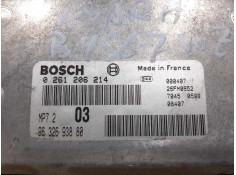 Recambio de centralita motor uce para citroën xsara berlina 1.6i exclusive referencia OEM IAM 0261206214 9632693880  2