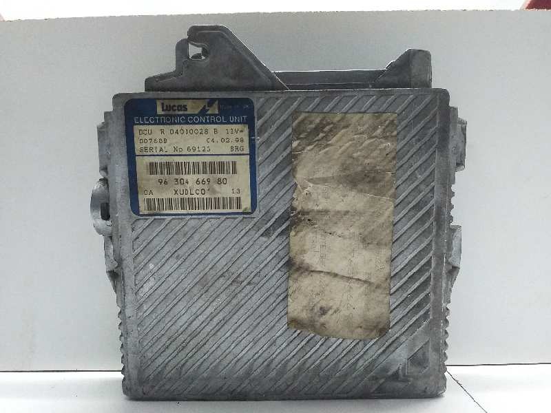 Recambio de centralita motor uce para peugeot 406 berlina (s1/s2) stdt referencia OEM IAM 9630466980 192944K 