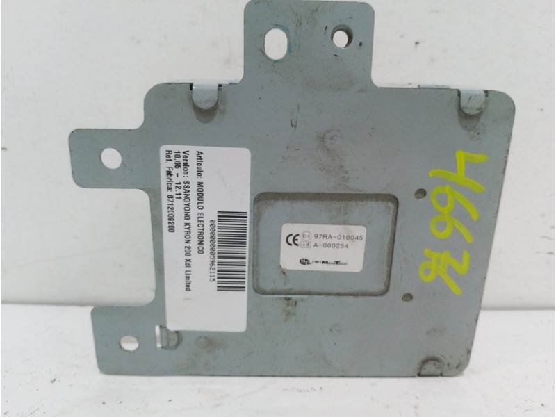 Recambio de modulo electronico para ssangyong kyron 200 xdi limited referencia OEM IAM 8712009200  