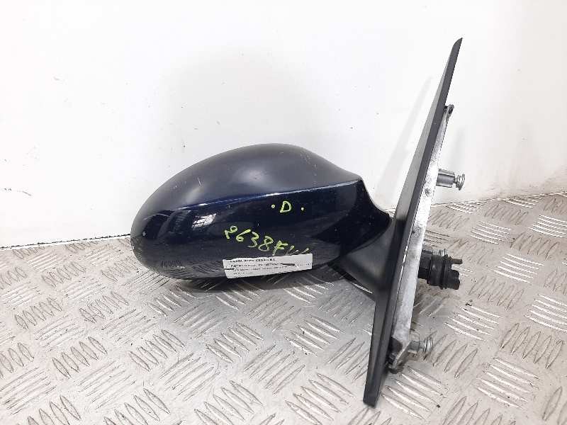 Recambio de retrovisor derecho para bmw serie 1 berlina (e81/e87) 118d referencia OEM IAM  AZUL ELECTRICO