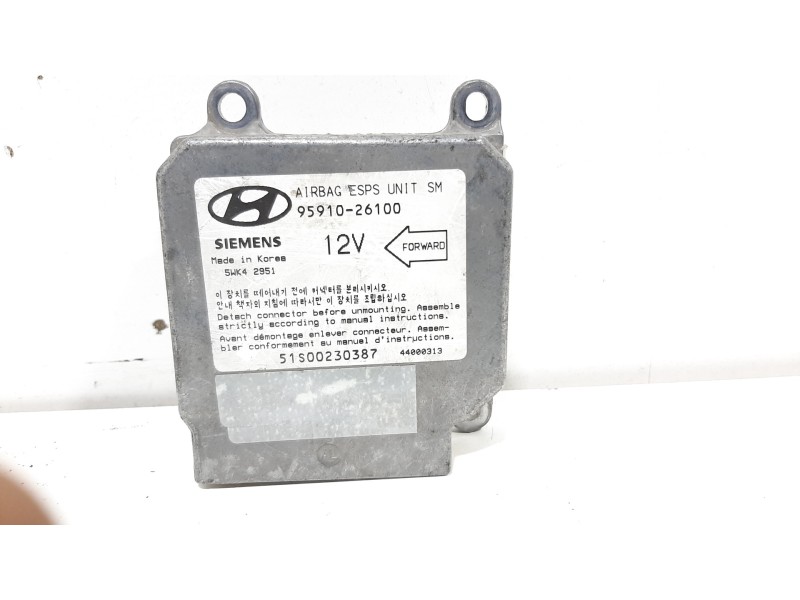 Recambio de centralita airbag para hyundai santa fe (sm) 2.4 gls 4x4 referencia OEM IAM 9591026100 51S00230387 