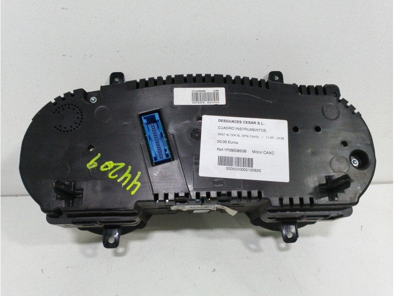 Recambio de cuadro instrumentos para seat altea xl (5p5) family referencia OEM IAM 1P0920850B  
