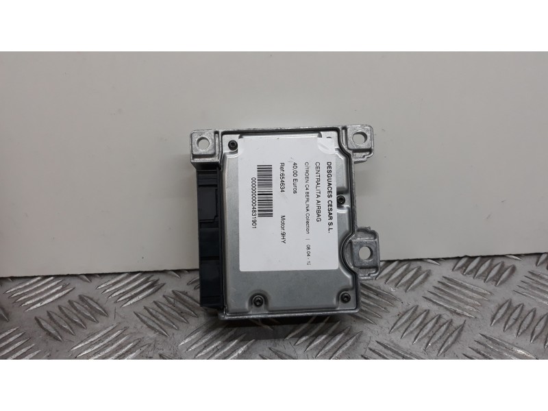 Recambio de centralita airbag para citroën c4 berlina collection referencia OEM IAM 603726100 9653493780  Recambio de centralita airbag para citroën c4 berlina collection referencia OEM IAM 603726100 9653493780