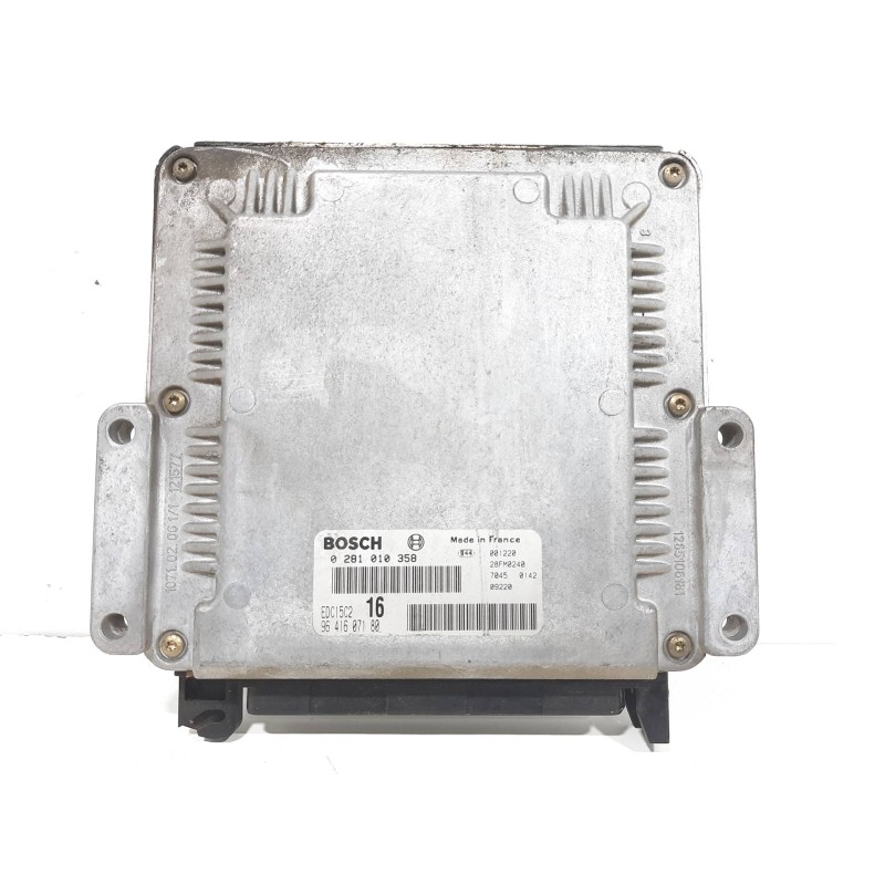 Recambio de centralita motor uce para citroën xsara picasso 2.0 hdi referencia OEM IAM 0281010358 9641607180 