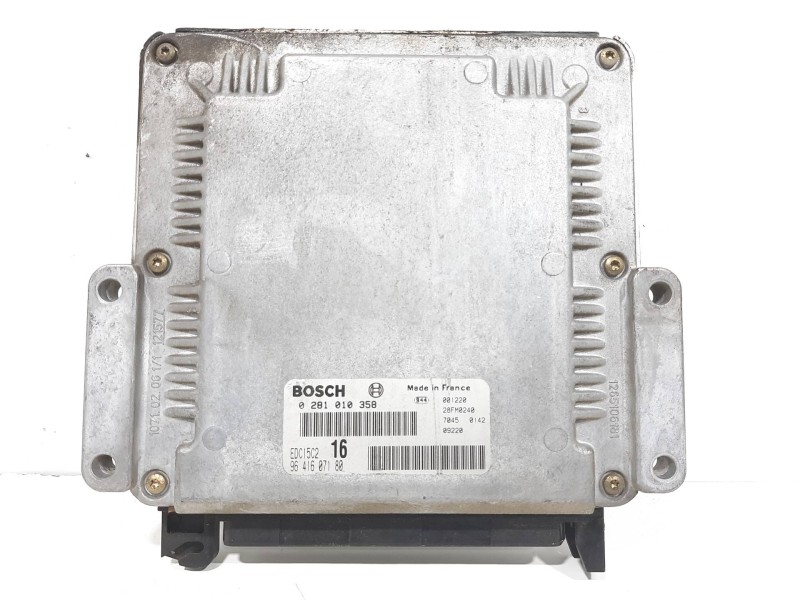 Recambio de centralita motor uce para citroën xsara picasso 2.0 hdi referencia OEM IAM 0281010358 9641607180 