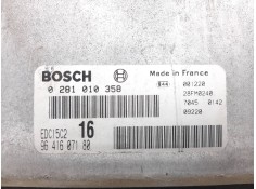 Recambio de centralita motor uce para citroën xsara picasso 2.0 hdi referencia OEM IAM 0281010358 9641607180  2