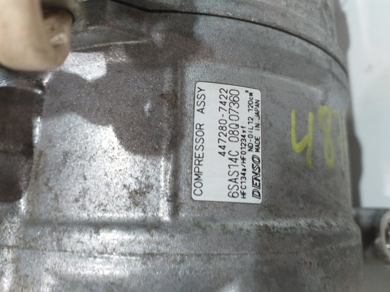 Recambio de compresor aire acondicionado para mercedes-benz clase a (w176) a 180 cdi blueefficiency (176.000) referencia OEM IAM