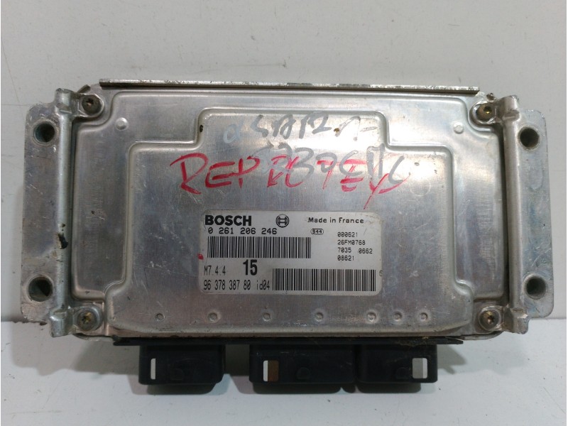 Recambio de centralita motor uce para citroën xsara picasso 1.6 básico referencia OEM IAM 0261206246 9637838780 