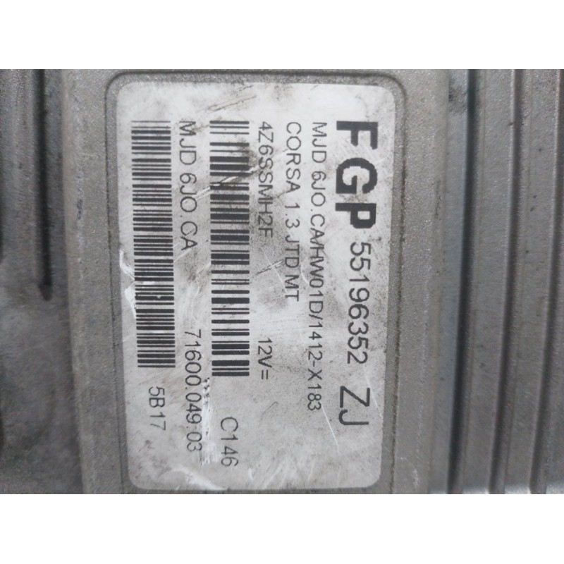 CENTRALITA MOTOR UCE 55916352  - imagen 3