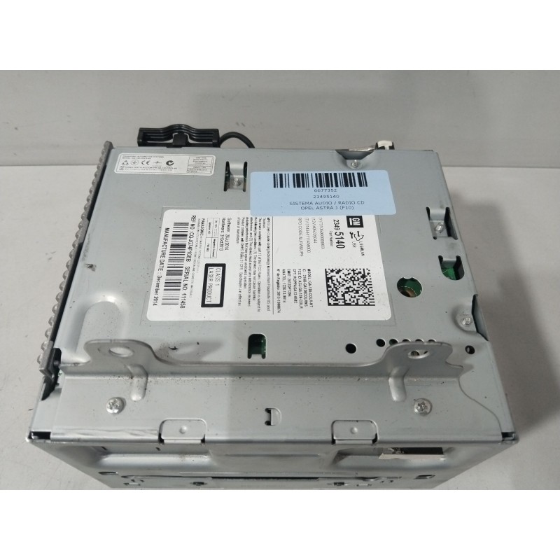 SISTEMA AUDIO / RADIO CD 23495140  - imagen 2