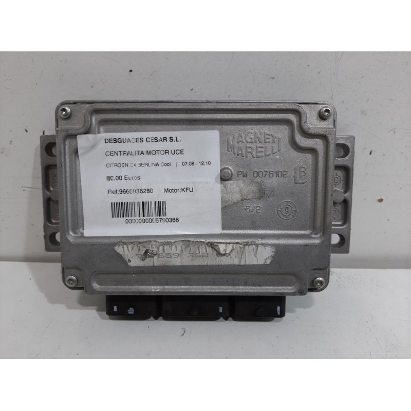 Recambio de centralita motor uce para citroën c4 berlina cool referencia OEM IAM 9665936280  