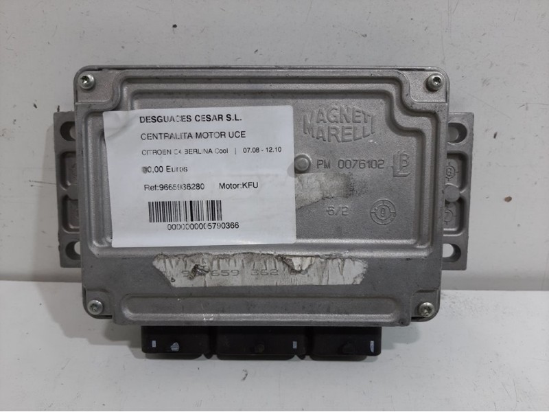 Recambio de centralita motor uce para citroën c4 berlina cool referencia OEM IAM 9665936280  