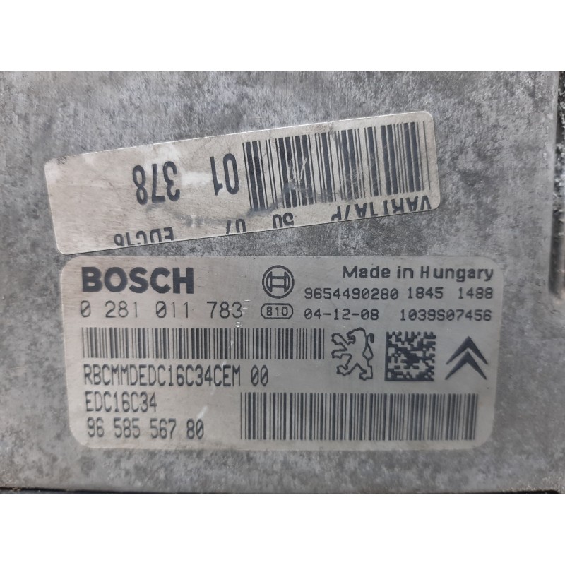 CENTRALITA MOTOR UCE 0281011783 96585567 1940FN - imagen 3