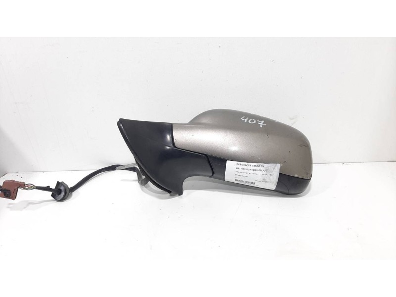 Recambio de retrovisor izquierdo para peugeot 407 st confort referencia OEM IAM  ELECTRICO ORO