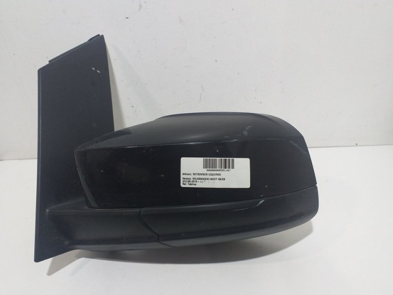 Recambio de retrovisor izquierdo para volkswagen caddy ka/kb (2c) referencia OEM IAM  NEGRO 