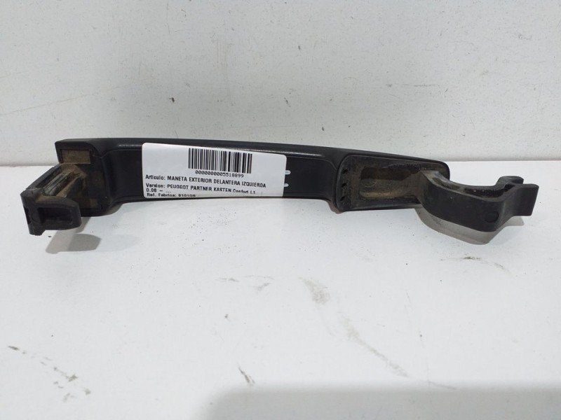 Recambio de maneta exterior delantera izquierda para peugeot partner kasten confort l1 referencia OEM IAM 9101GS  