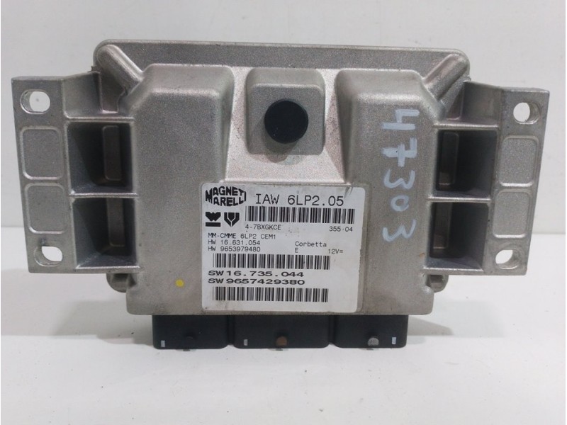 Recambio de centralita motor uce para citroën c4 coupe lx referencia OEM IAM IAW6LP205  