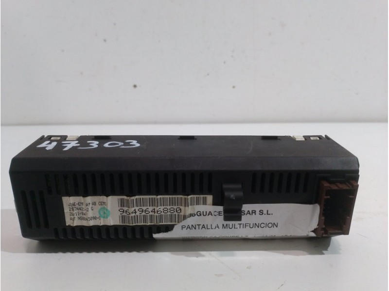 Recambio de pantalla multifuncion para citroën c4 coupe lx referencia OEM IAM   