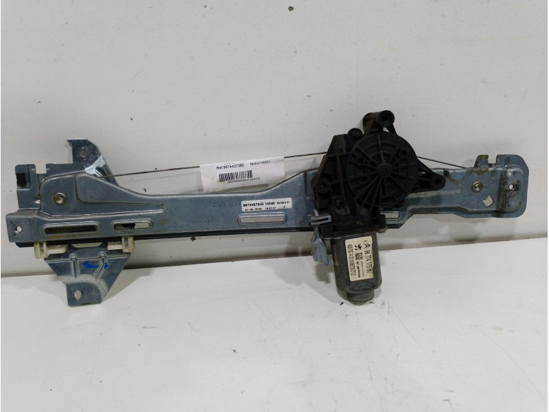 Recambio de elevalunas trasero izquierdo para citroën c-elysée exclusive referencia OEM IAM 9674437380 9677417580 2 PINES