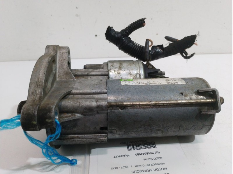 Recambio de motor arranque para peugeot 207 confort referencia OEM IAM 9648644680  