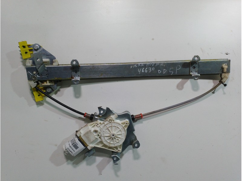 Recambio de elevalunas delantero derecho para nissan micra (k12e) acenta referencia OEM IAM 80700BC60B 2 PINES  Recambio de elevalunas delantero derecho para nissan micra (k12e) acenta referencia OEM IAM 80700BC60B 2 PINES