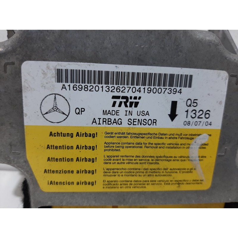 CENTRALITA AIRBAG A1698201326  - imagen 3