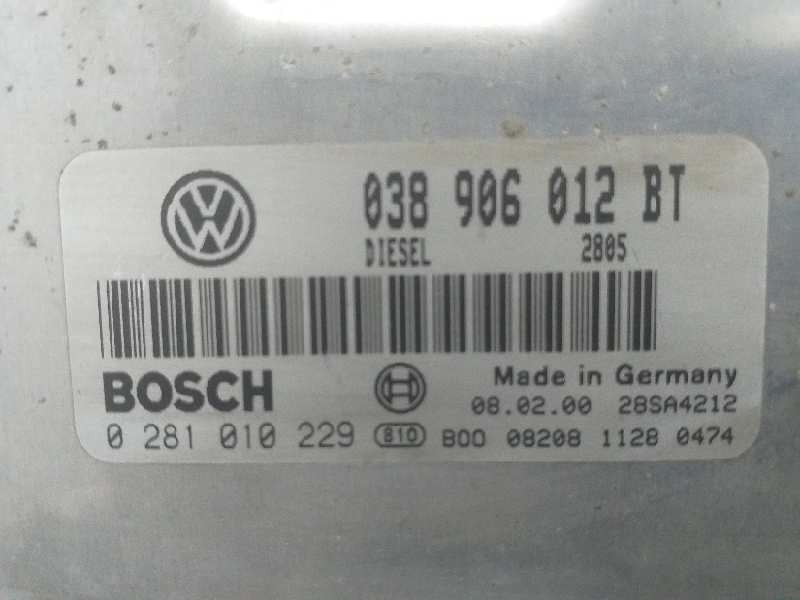 Recambio de centralita motor uce para seat leon (1m1) signo referencia OEM IAM 0281010229 038906012BT 