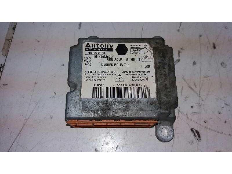 Recambio de centralita airbag para peugeot 206 berlina xt referencia OEM IAM 600237100 9644903380 