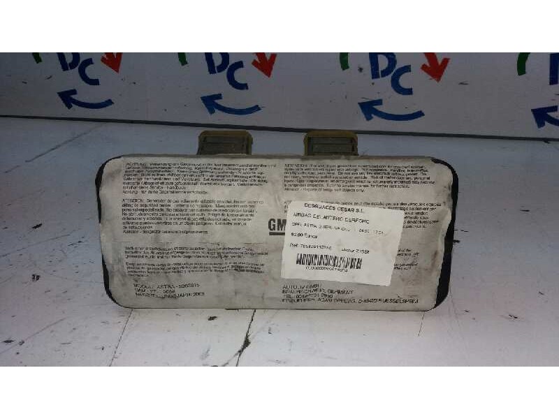 Recambio de airbag delantero derecho para opel astra g berlina club referencia OEM IAM 765126112996  