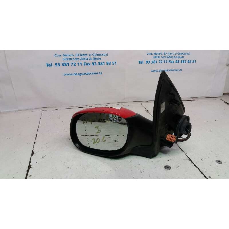 Recambio de retrovisor izquierdo para peugeot 206 berlina xt referencia OEM IAM  ELECTRICO 