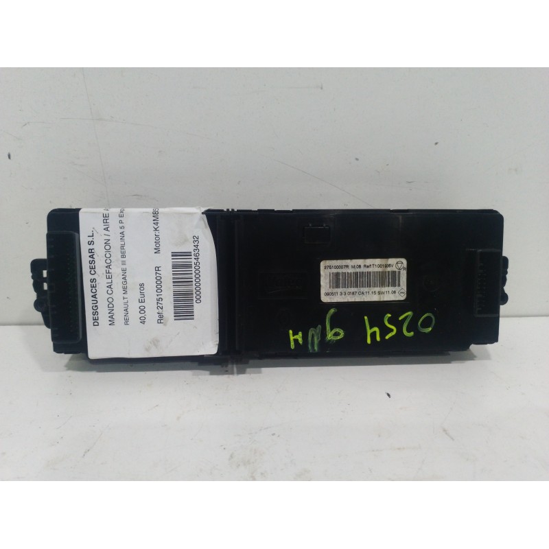 MANDO CALEFACCION / AIRE ACONDICIONADO 275100007R  - imagen 2