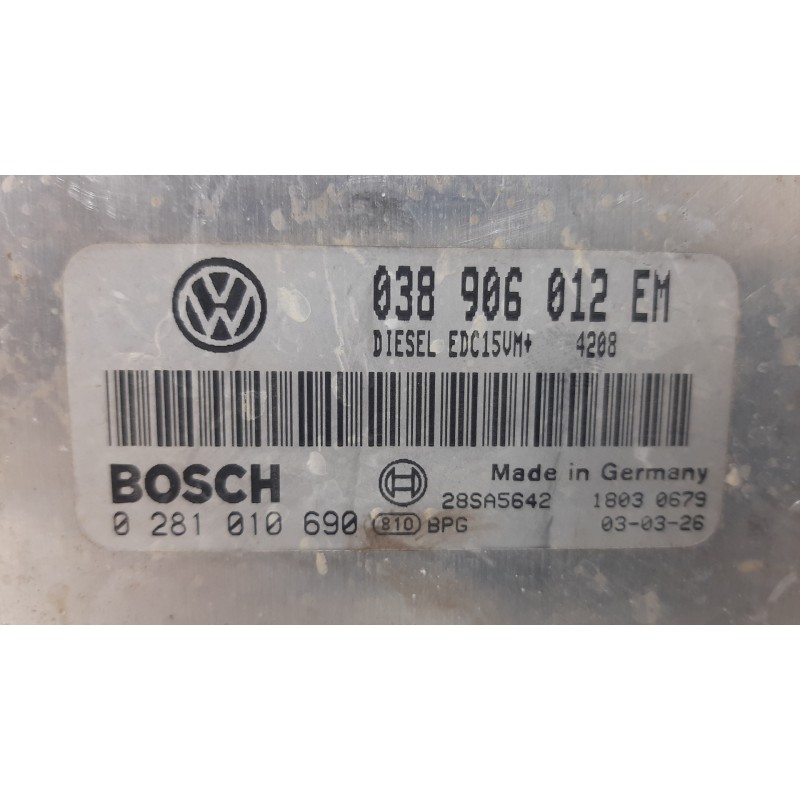 CENTRALITA MOTOR UCE 0281010690 038906012EM  - imagen 2