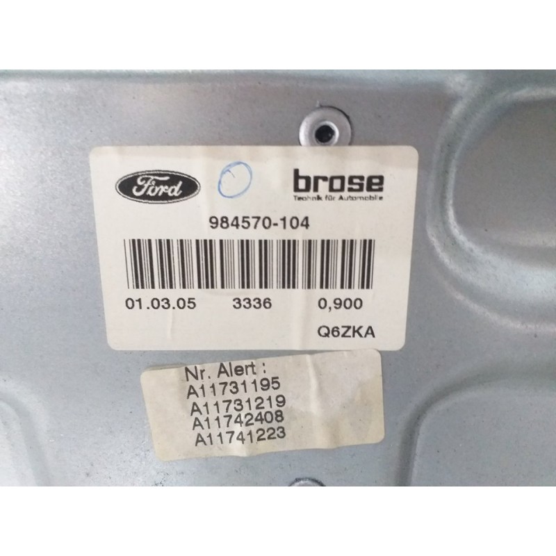ELEVALUNAS DELANTERO IZQUIERDO 984570104 995208101 4M5TQ4A389 - imagen 2
