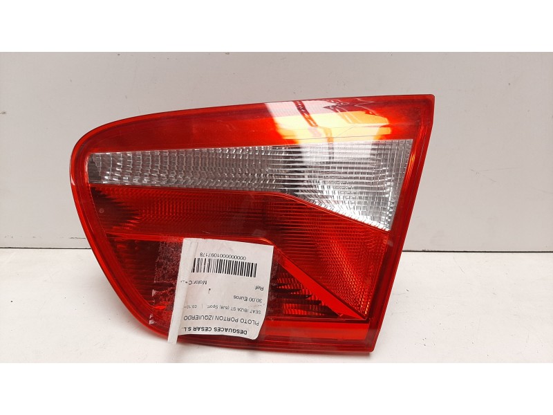 Recambio de piloto porton trasero izquierdo para seat ibiza st (6j8) sport referencia OEM IAM    Recambio de piloto porton trasero izquierdo para seat ibiza st (6j8) sport referencia OEM IAM